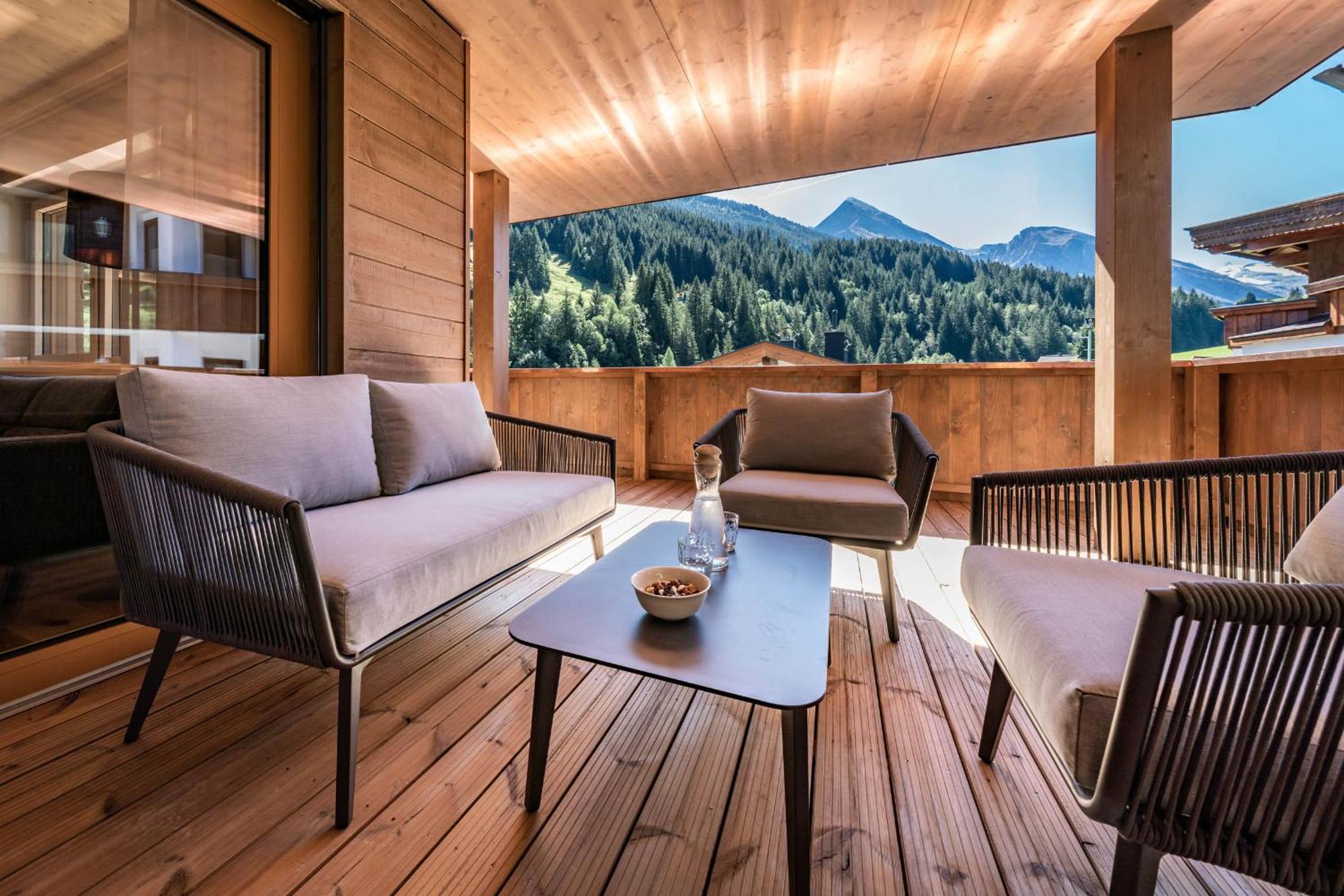 Schoenblick Appartements Tux Esterno foto